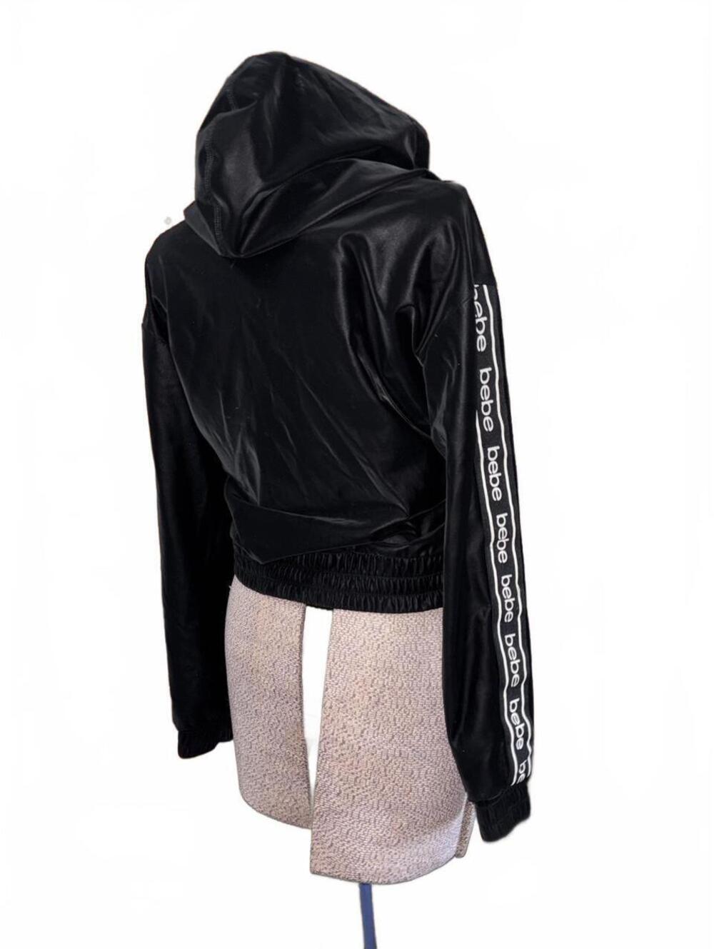 BEBE velour zip up jacket Size medium - Picture 2 of 7